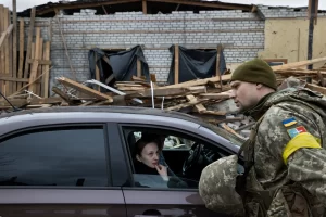 Ukrainian military soldier