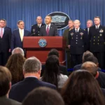 US defense strategy shift Iran conflict military map Middle East