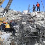 Middle East civilian casualties as families evacuate damaged neighborhoods