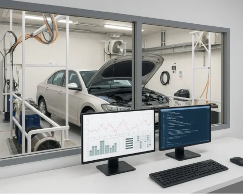 Automotive innovation strategy accelerating electric vehicle assembly line production