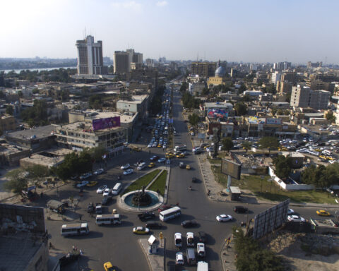 Middle East journalist crisis showing security forces in Baghdad amid rising tensions