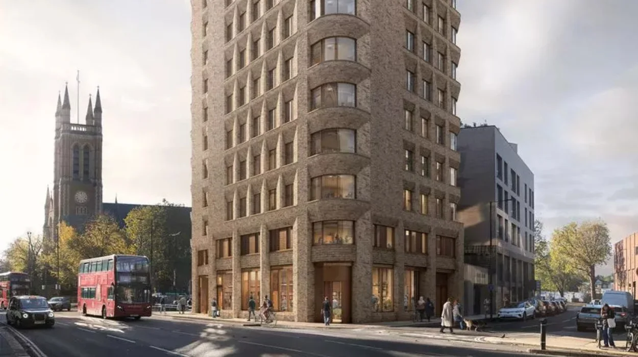 14-storey student accommodation with 179 rooms for Hammersmith and Fulham