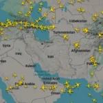 global travel disruption Iraqi airspace closure March security concerns