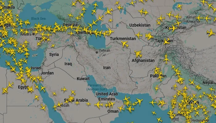 global travel disruption Iraqi airspace closure March security concerns