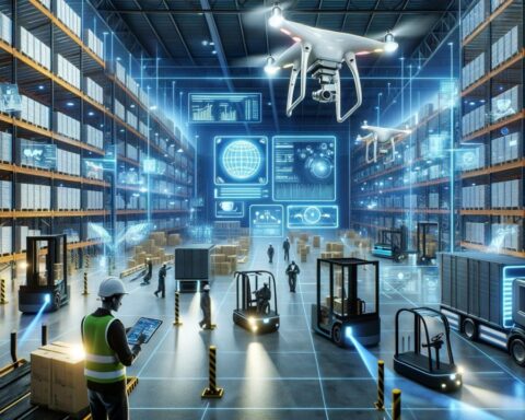 Smart inventory system driving supply chain technology growth in modern logistics