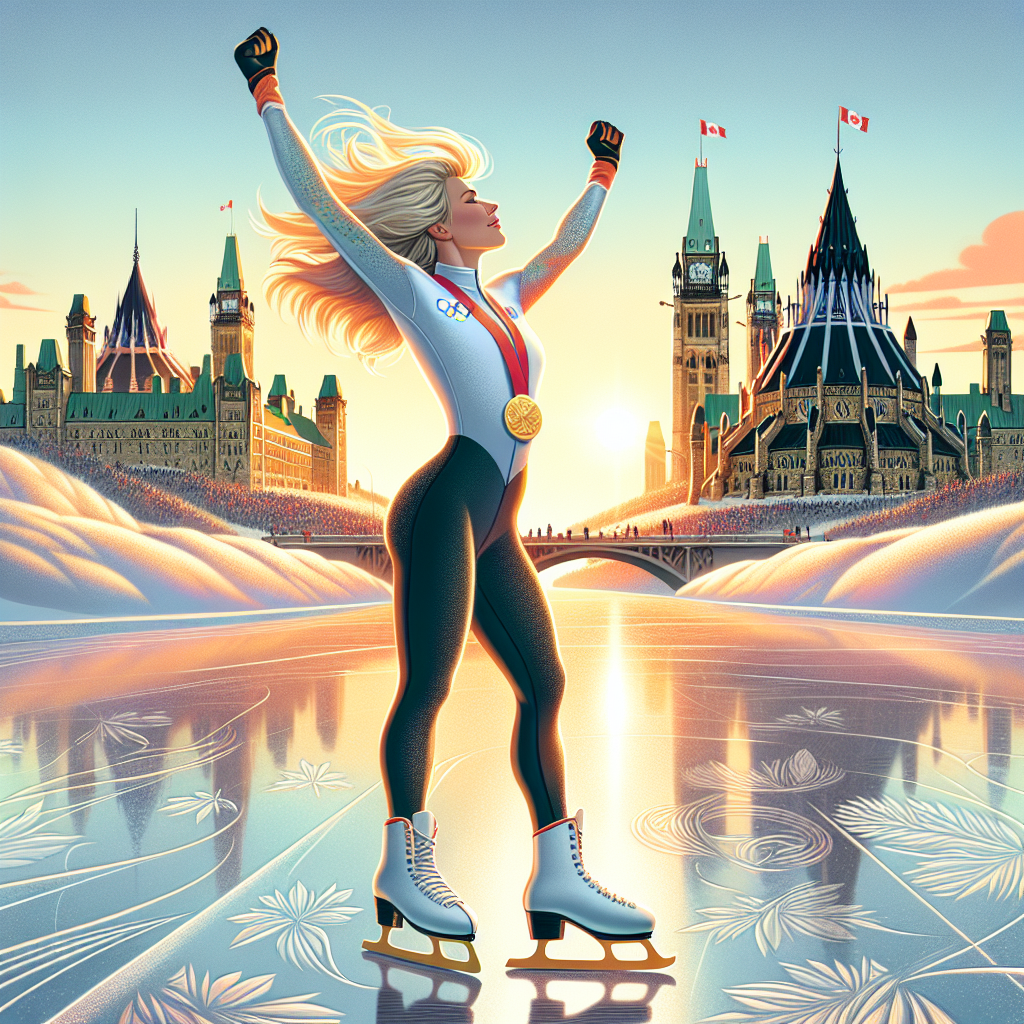 Olympian Ivanie Blondin Comes Back to Ottawa After Securing Gold and Silver Medals