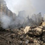 UN humanitarian warning highlights civilian areas damaged in Beirut airstrikes