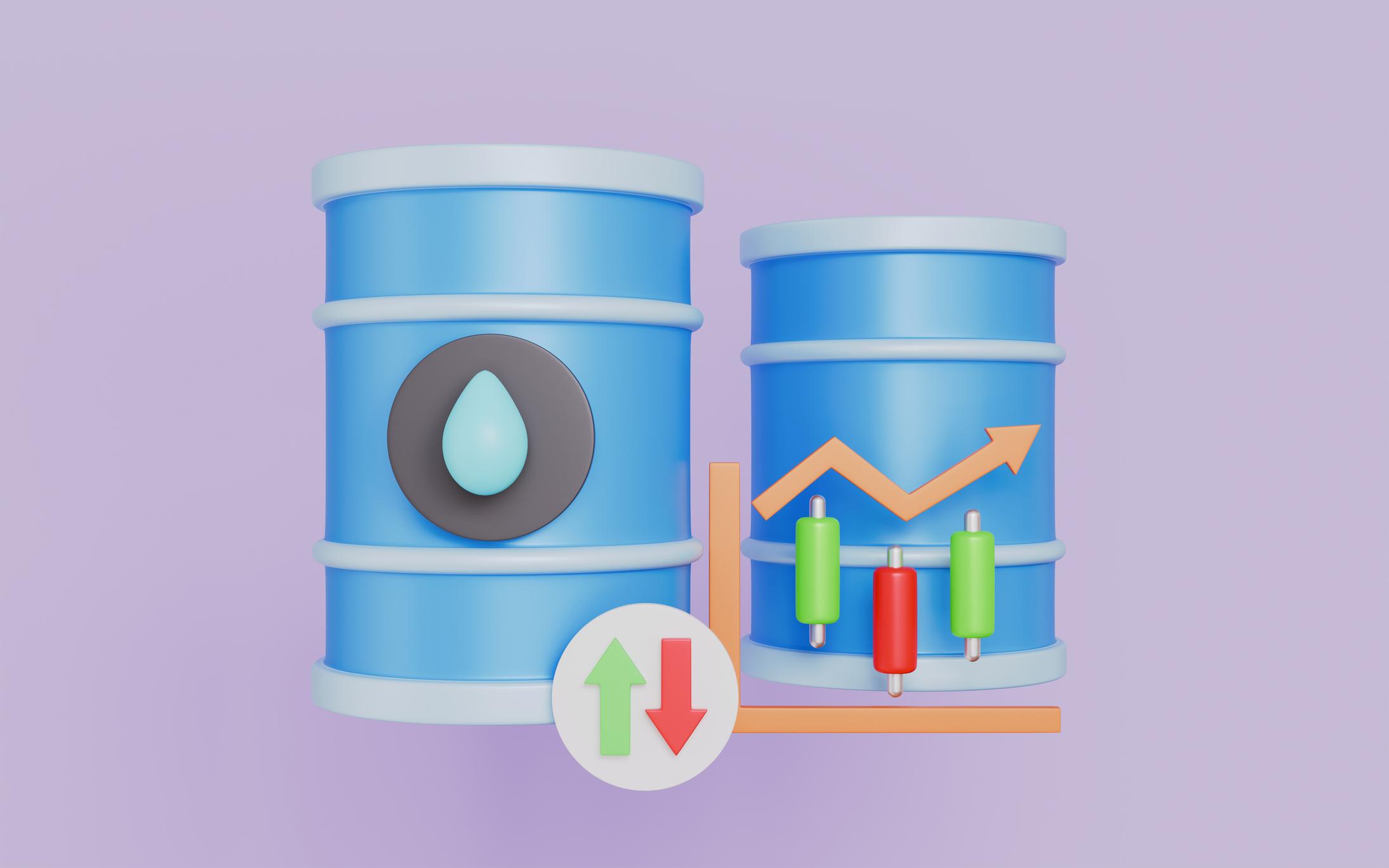 oil tanker transporting crude during oil prices weekly gains trend