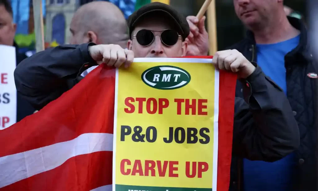 Kwasi Kwarteng urged by Labour to take legal action against P&O Ferries