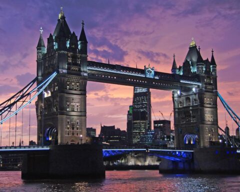 Famous London Tower Bridge
