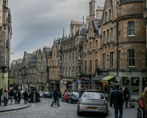 Cockburn street edinburgh scotland