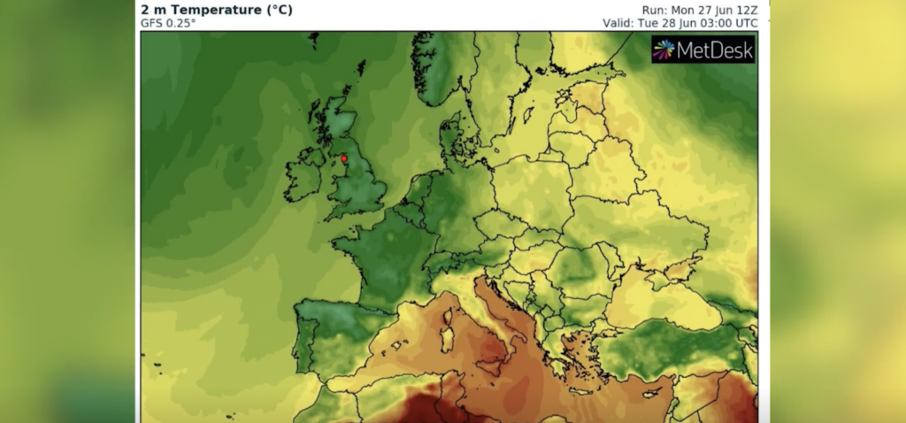 UK: Met Office warns of blistering 30°C heatwave in the coming week
