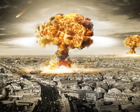 Two huge explosion in a city