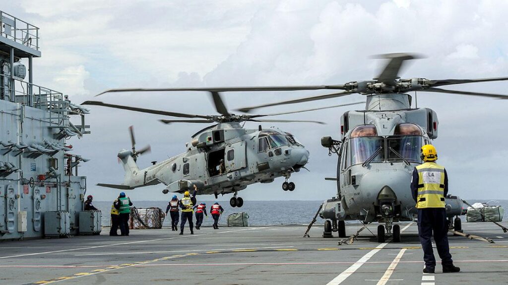 British Royal Navy AW101 “Merlin” Helicopter