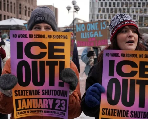 Protest against federal enforcement amid ICE protests USA