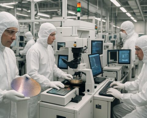 Large AI data center increasing demand for global chip production