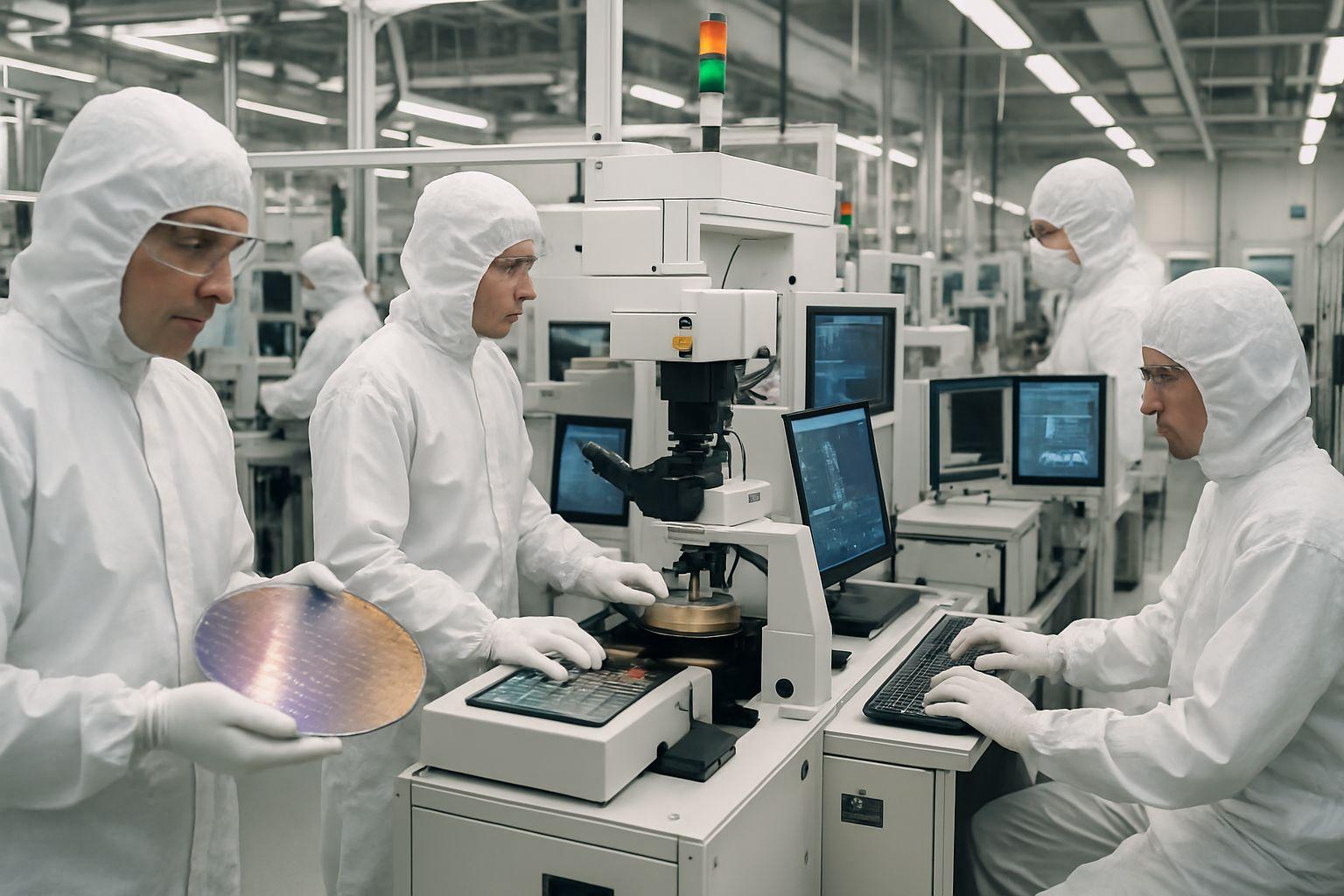 Large AI data center increasing demand for global chip production