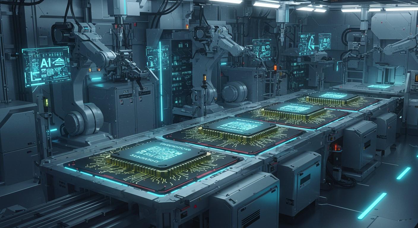 Global chip production expanding inside advanced semiconductor factory in 2026