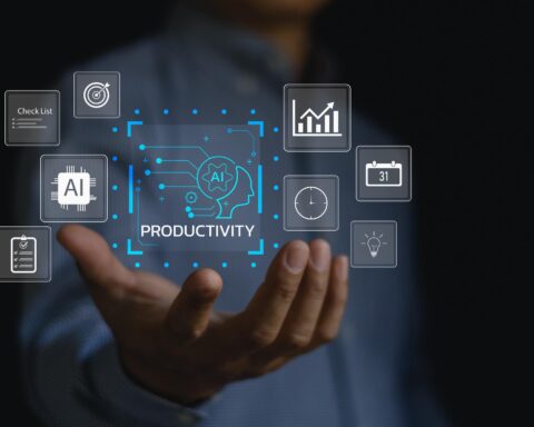 Employees using AI workforce transformation tools in Indian technology offices