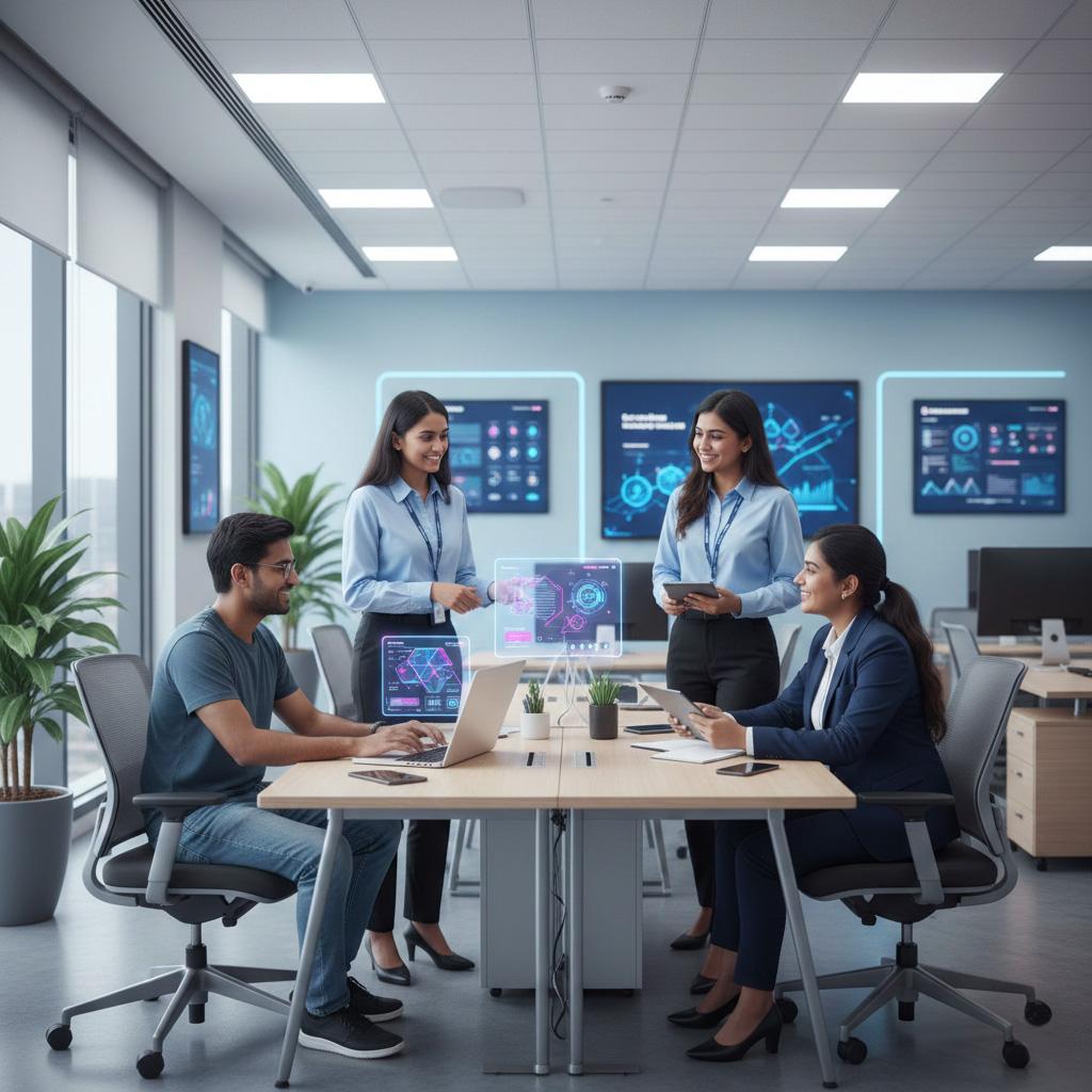 AI workforce transformation driving business productivity growth in India