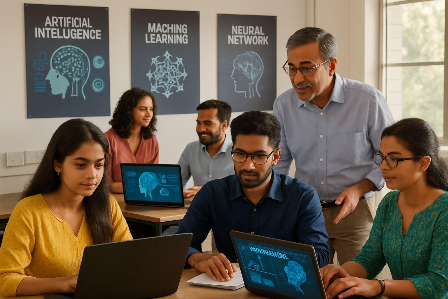 AI digital transformation workforce training in India