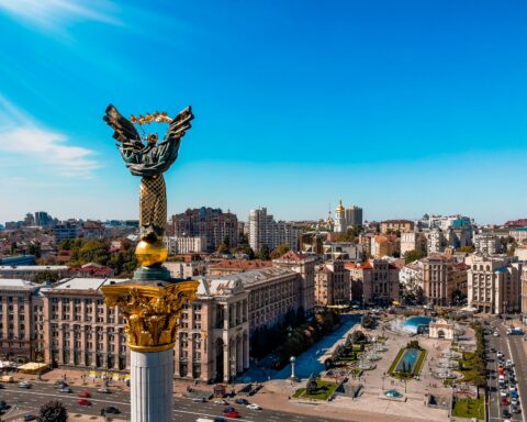 Residential building destroyed after Russia strikes Kyiv with massive missile and drone attack
