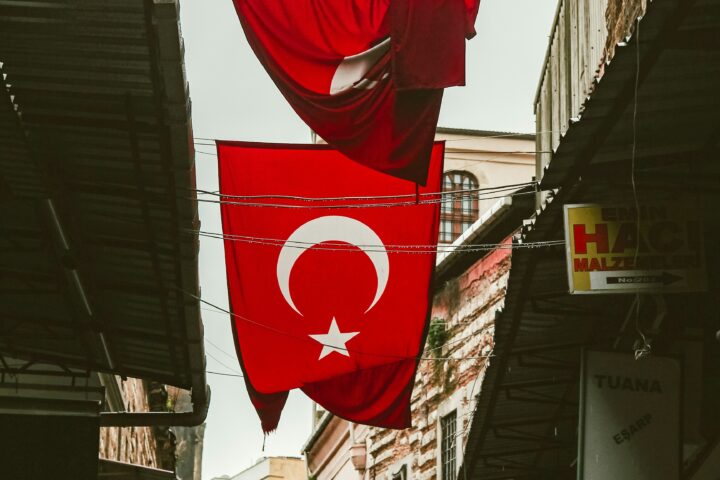 Traders monitoring the performance of Turkish stocks on the Borsa Istanbul floor