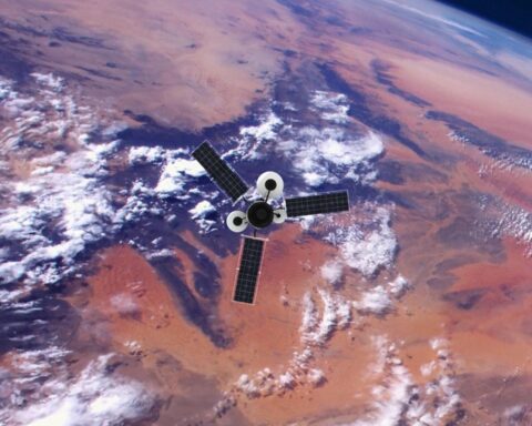 Rocket launch connected to AI space technology growth and aerospace innovation