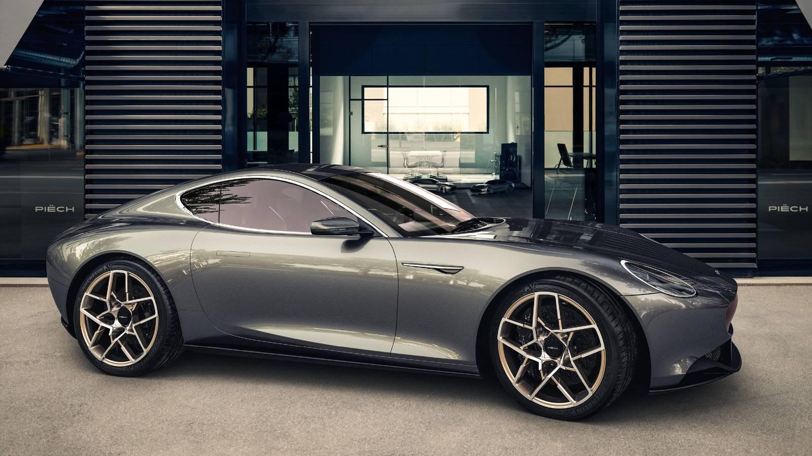 Premium electric vehicle competition inside a luxury EV showroom in 2026