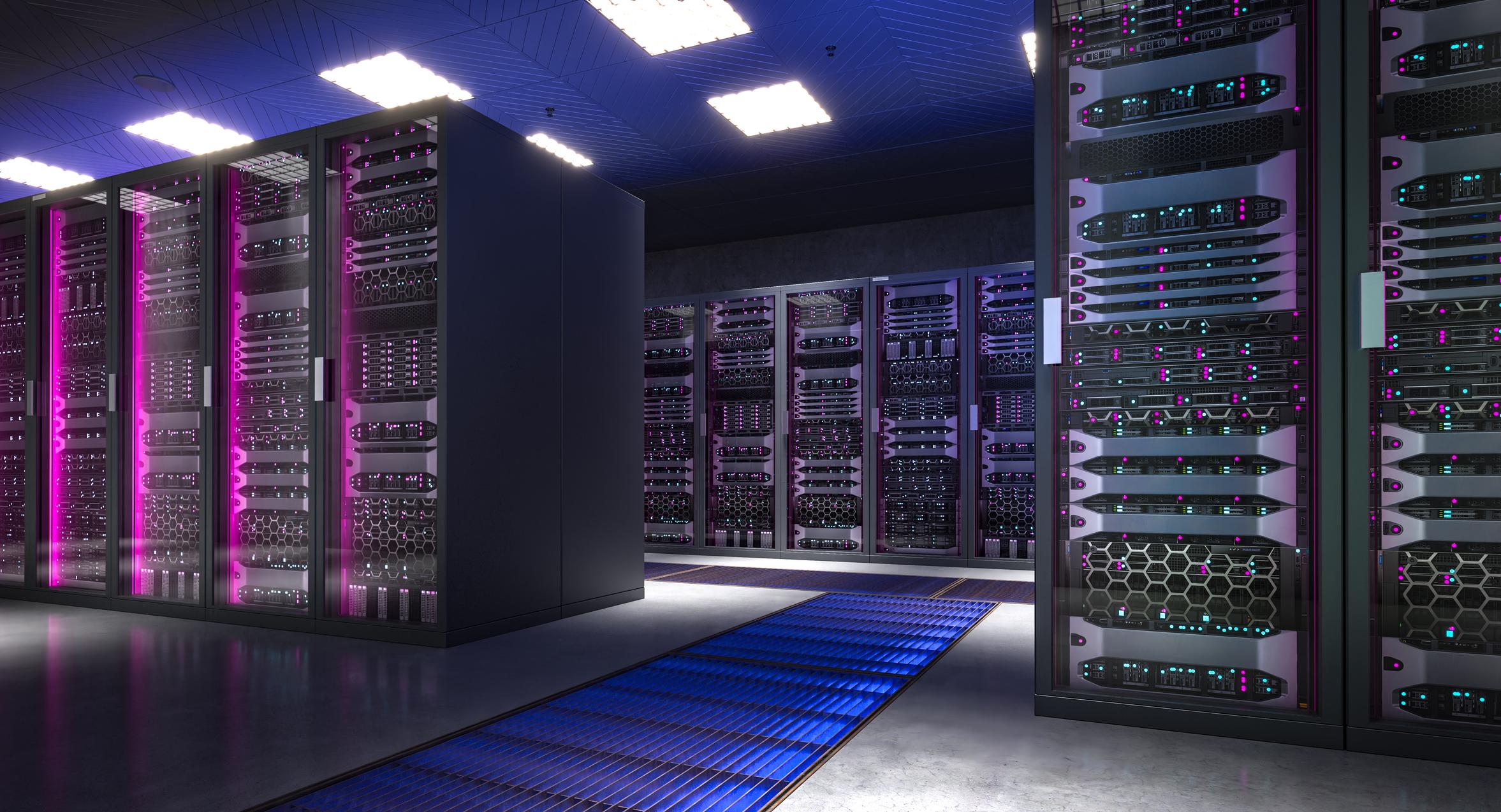 Data Center Connectivity Demand Accelerates Amid AI Growth Global 2026 2 Data center connectivity network switches inside a modern hyperscale facility