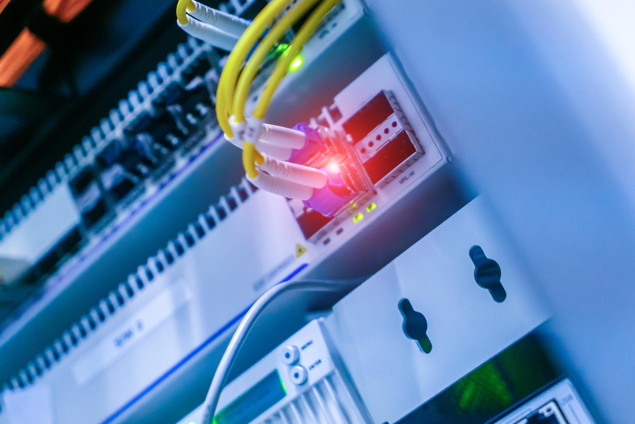 Optical Communication Technology Demand Surges Amid AI Growth New York 2026 2 Optical communication technology fiber optic cables transmitting high-speed internet data