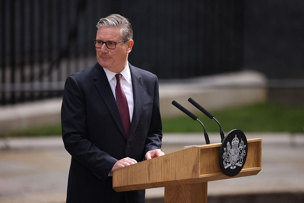 UK Prime Minister resignation announcement by Keir Starmer outside 10 Downing Street in London 2026