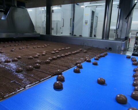 Automated production line contributing to chocolate manufacturing growth and higher output