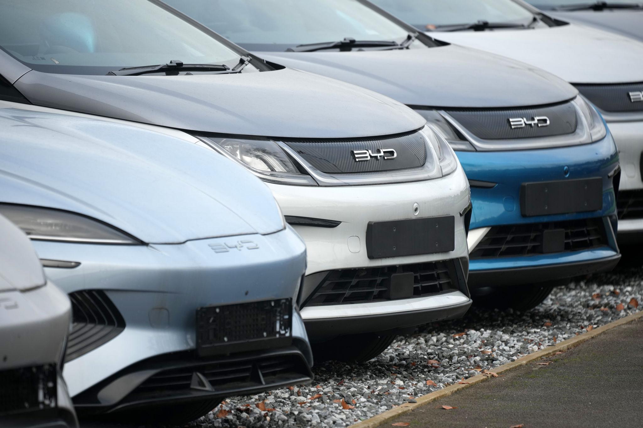 Public charging station busy as UK car sales grow 6%