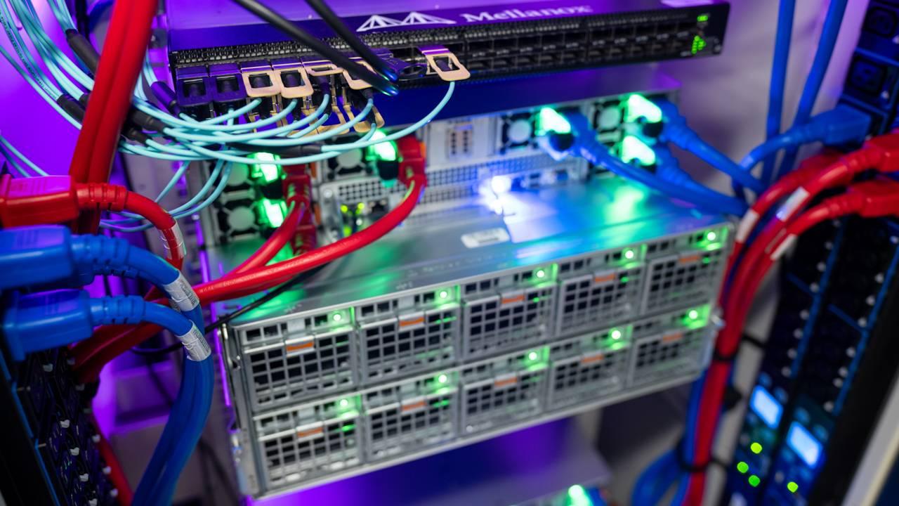 AI computing capacity supported by large-scale data center expansion and advanced computing infrastructure