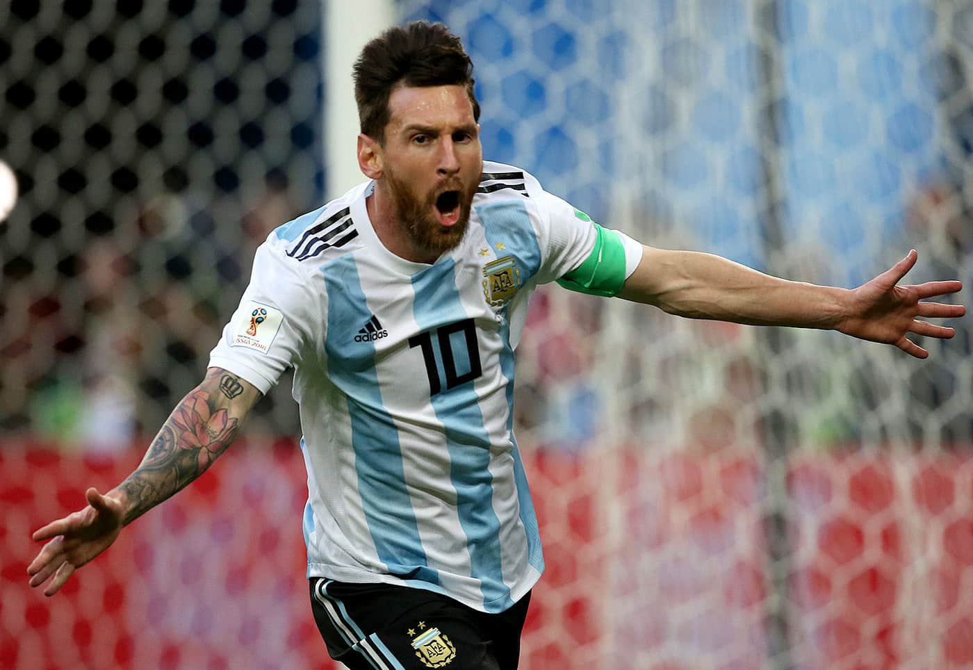 Lionel Messi breaks World Cup scoring record