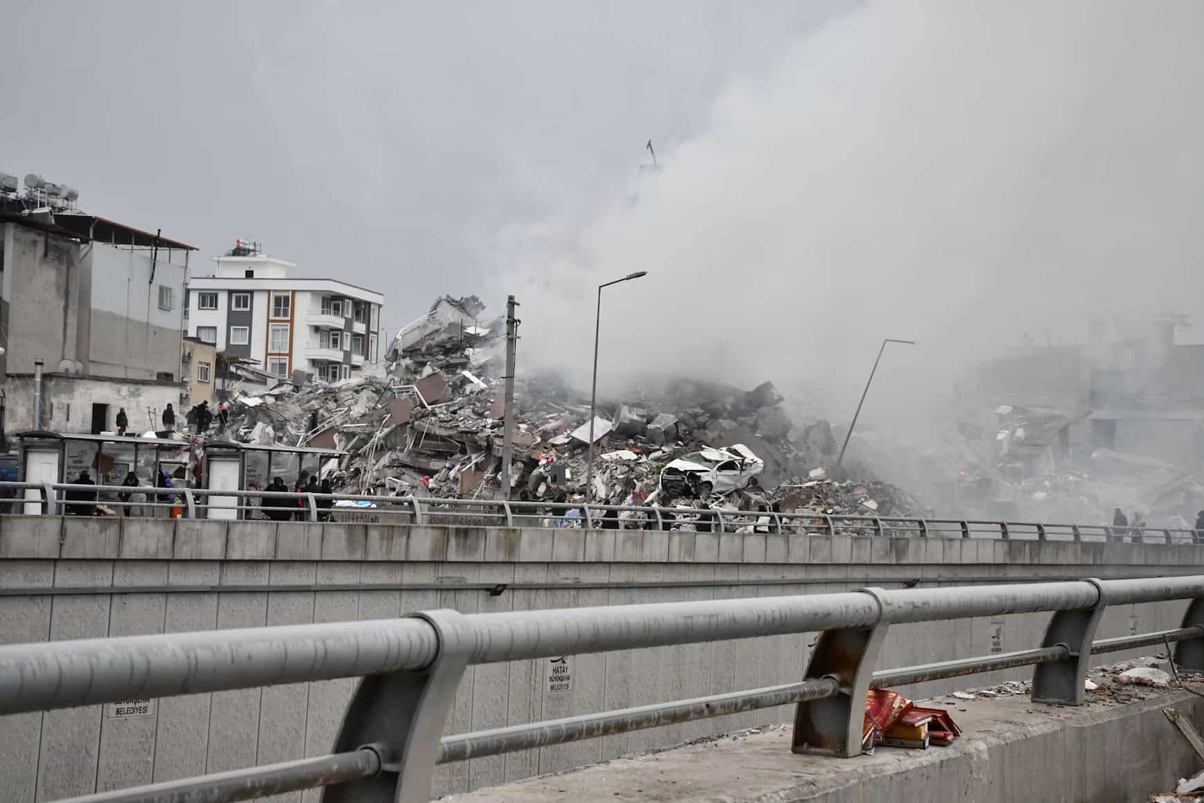 Devastation following the Venezuela quake in La Guaira
