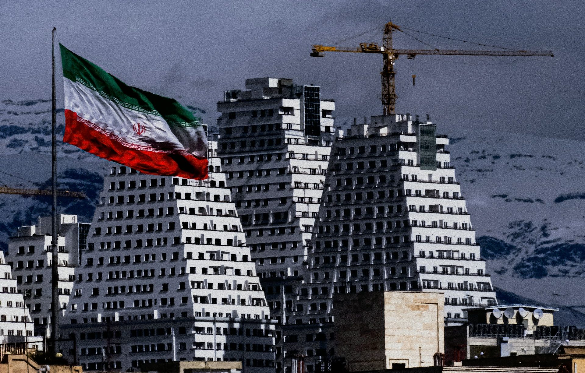 Iran nuclear deal flag