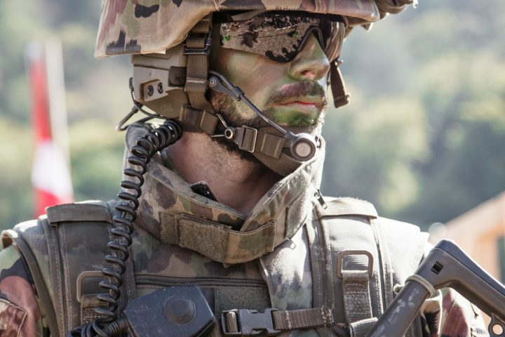 Military surveillance activity monitors security developments near the Lebanon border in 2026