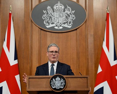 Keir Starmer statement during UK government press conference on international security