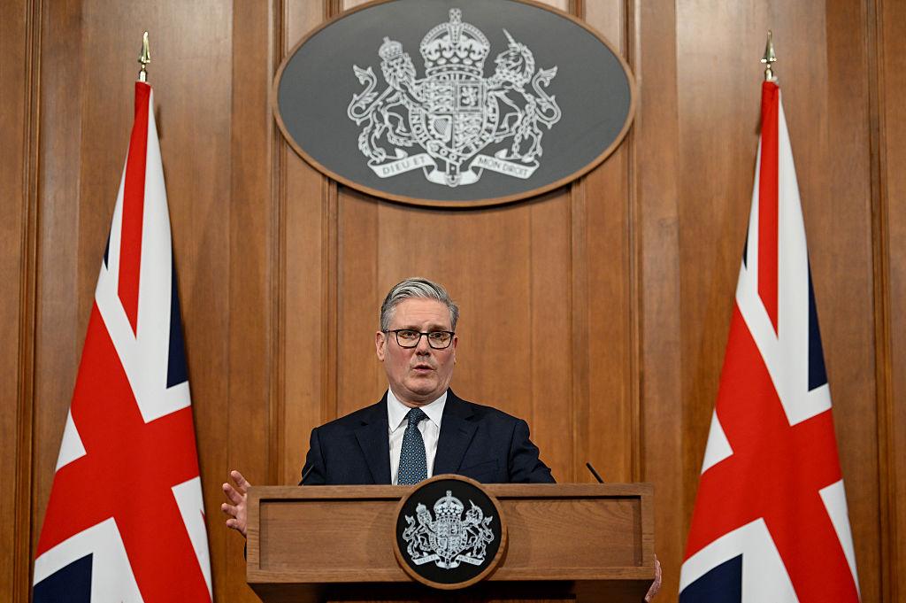 Keir Starmer statement during UK government press conference on international security
