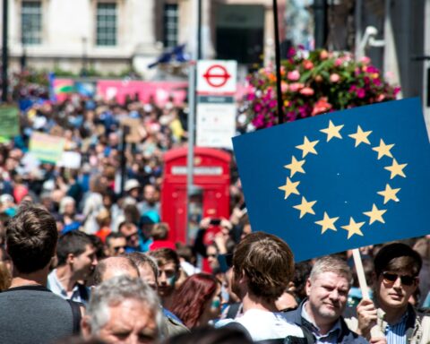 The business secretary outlining the official government position against the UK rejoining EU structures.
