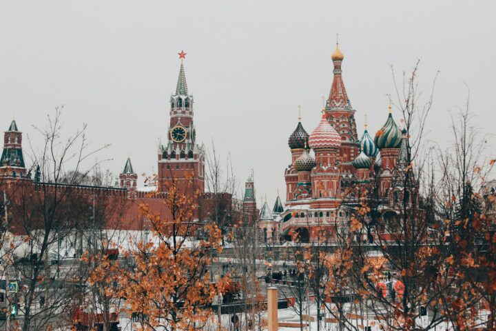 The Russian ambassador arrives for a meeting
