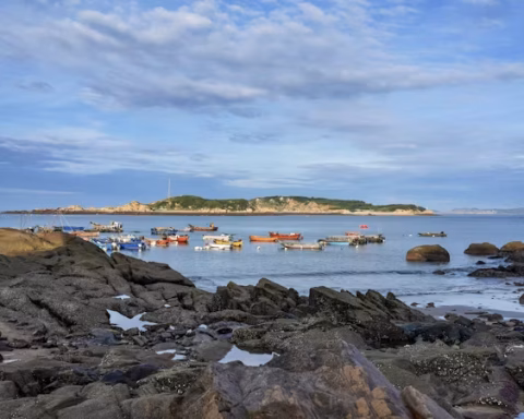 Commercial shipping vessel operating near Taiwan amid growing China maritime operations