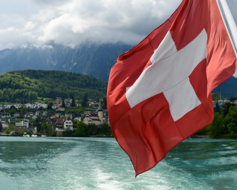A quiet street in Switzerland during population cap vote