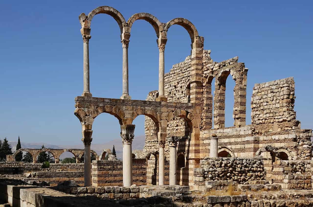 Damaged heritage sites in southern Lebanon