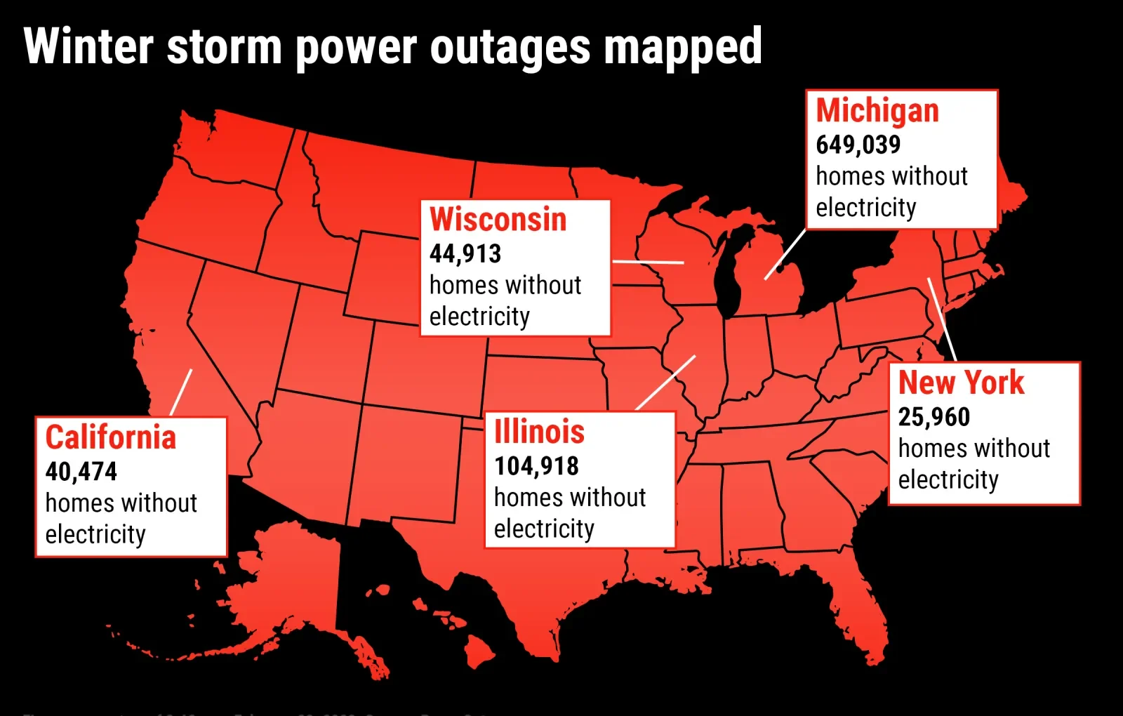 US Winter Storm Intensifies Across America Washington 2026 2 Power outages triggered by the US winter storm