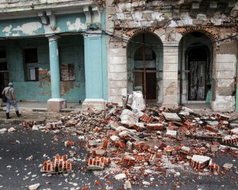 Emergency teams respond following Cuba earthquake today