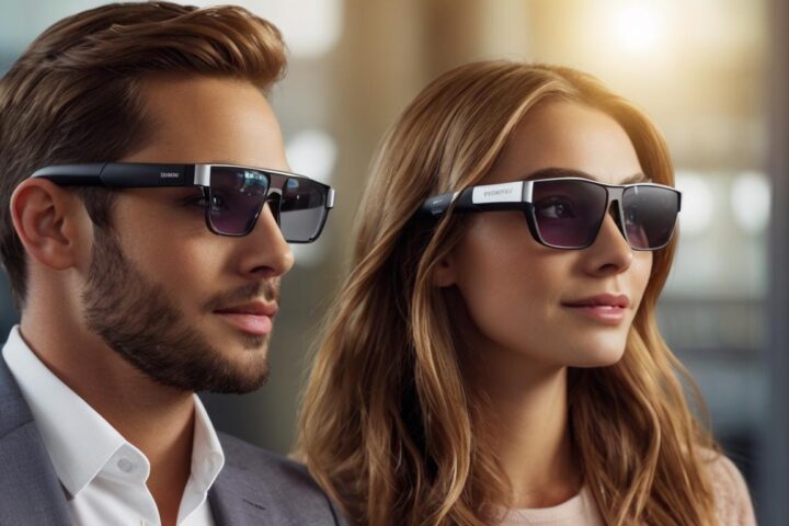 luxury wearable technology augmented reality glasses display