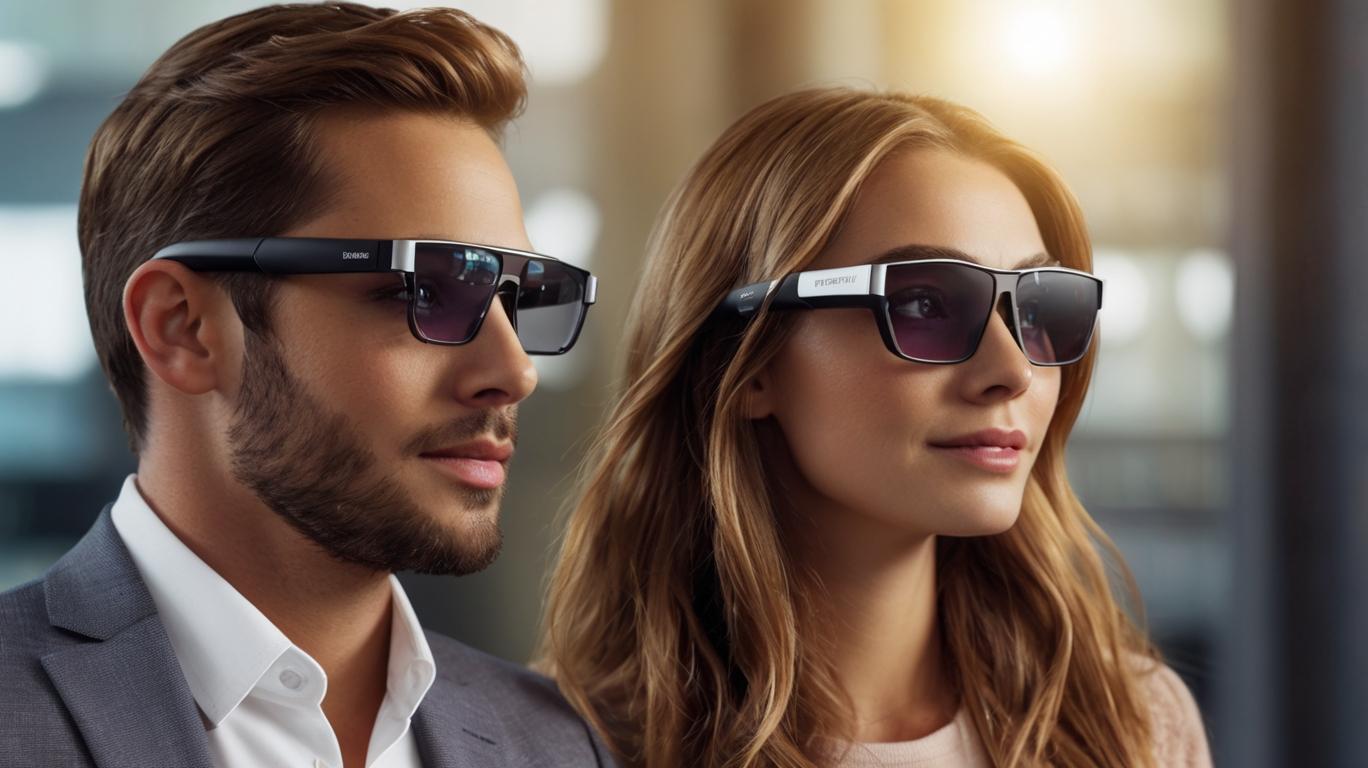 luxury wearable technology augmented reality glasses display